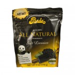 Panda All Natural Soft Black Licorice - 6 oz - Case of 12
