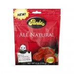 Panda Licorice Chews - Raspberry Bags - Case of 12 - 6 oz