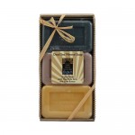 One With Nature Dead Sea Mineral Soap Gift Pack - Lavender Lemon Verbena Rose Petal - Pack of 3 - 4 oz