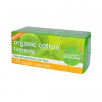 Seventh Generation Chlorine Free Organic Cotton Tampons - Regular - 16 Tampons - Case of 12