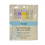 Aura Cacia Aromatherapy Mineral Bath Balancing Sage - 2.5 oz - Case of 6