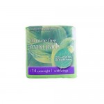 Seventh Generation Chlorine Free Maxi Pads Overnight with Wings - 14 Pads - Case of 12