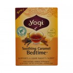 Yogi Bedtime Herbal Tea Caffeine Free Soothing Caramel - 16 Tea Bags - Case of 6