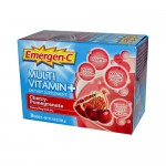 Alacer Emergen-C Multi-Vitamin Plus Fizzy Drink Mix Cherry Pomegranate - 30 Packets