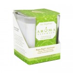 Aroma Naturals Soy Candle - Peace White Large Glass