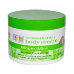 Aura Cacia Body Cream Ginger-Mint - 8 fl oz