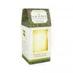 Aroma Naturals Pillar Candle - Peace White - 2.5 inches x 4 inches