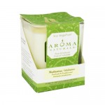 Aroma Naturals Soy Candle - Medium Gray Large Glass