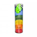 Aloha Bay Unscented Chakra Jar Rainbow Sri Yantra 7 Color - 1 Candle