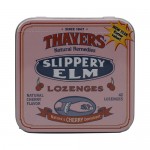 Thayers Slippery Elm Lozenges Cherry - 42 Lozenges - Case of 10