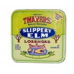 Thayers Slippery Elm Lozenges Maple - 42 Lozenges - Case of 10
