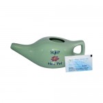 Squip Products Ceramic Neti Pot with 20 Saline Solution Packets - 13.3 oz