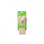 Bambu Veneerware Utensils - Knife/Fork/Spoon - 24 Pieces